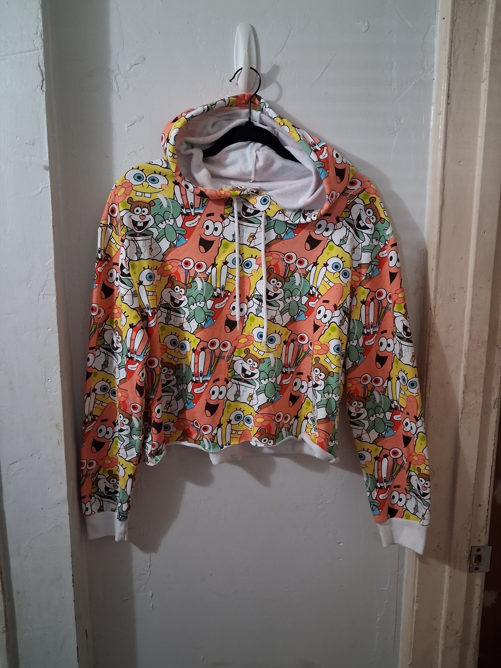 Nickelodeon Sponge Bob Cropped Hodie